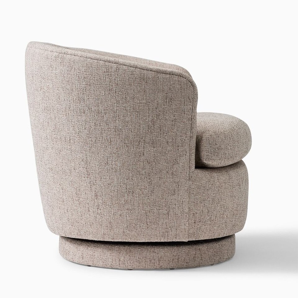 Viv Swivel Armchair West Elm UK